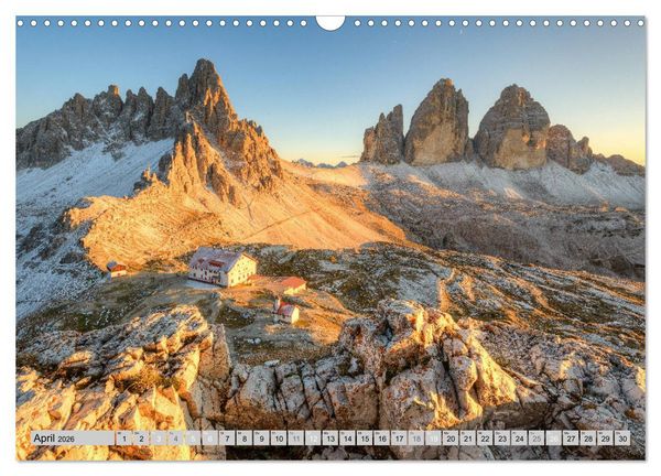 Produktbild: Wundersch&ouml;ne Dolomiten (Wandkalender 2026 DIN A3 quer), CALVENDO Monatskalender