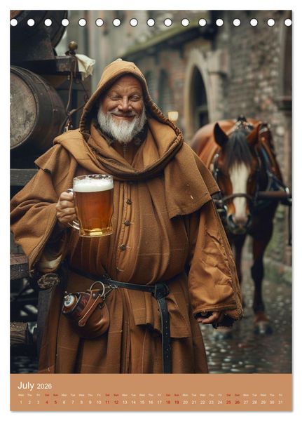 Produktbild: Prost German Beer (Desk Calendar 2026 DIN A5 portrait), CALVENDO 12 Month DeskCalendar