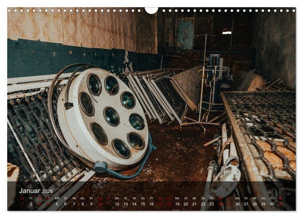 Produktbild: Geheimnisvolle Orte - Die etwas anderen Lost Places (Wandkalender 2026 DIN A3 quer), CALVENDO Monatskalender