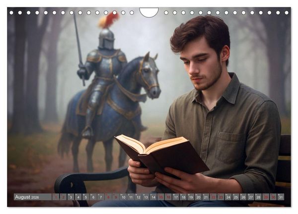 Produktbild: Lesen ist eine Reise durch Zeit und Raum (Wandkalender 2026 DIN A4 quer), CALVENDO Monatskalender