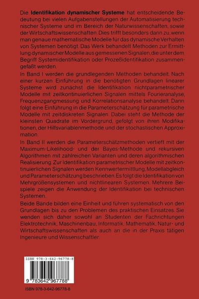 Produktbild: Identifikation dynamischer Systeme