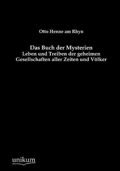 Produktbild: Henne Am Rhyn, O: Buch der Mysterien