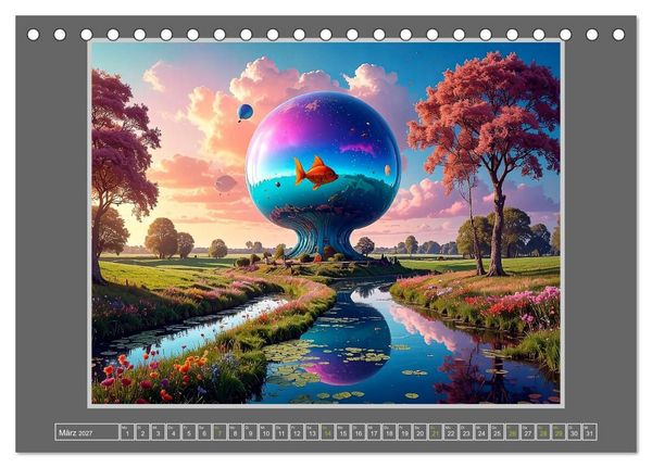 Produktbild: Chronik der Tr&auml;ume (Tischkalender 2027 DIN A5 quer), CALVENDO Monatskalender