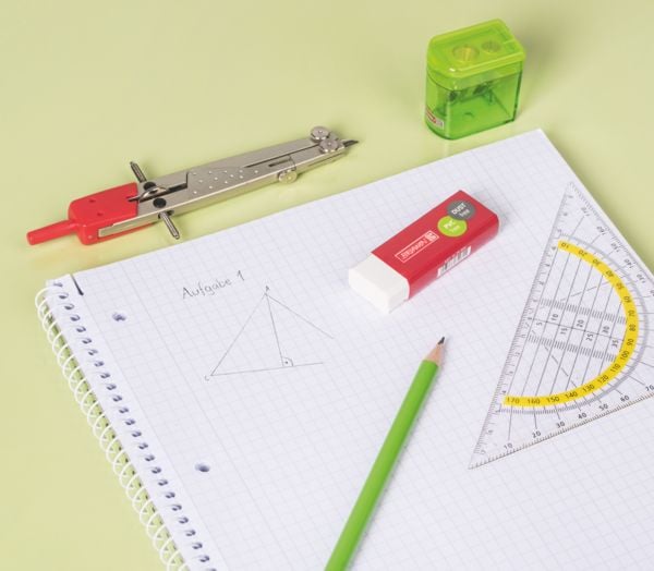 Produktbild: Brunnen Radiergummi wei&szlig; 6x2cm