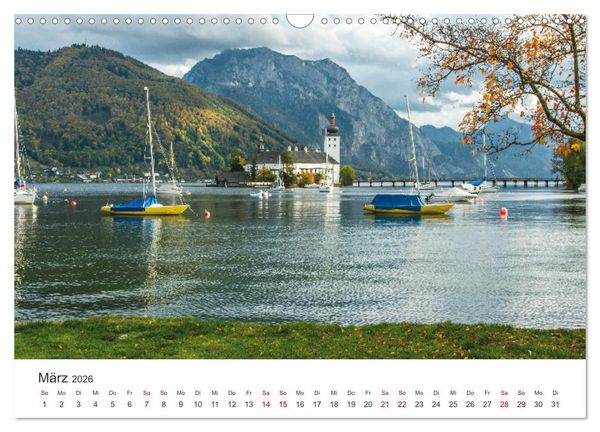 Produktbild: Hallstatt - Die Perle &Ouml;sterreichs (Wandkalender 2026 DIN A3 quer), CALVENDO Monatskalender