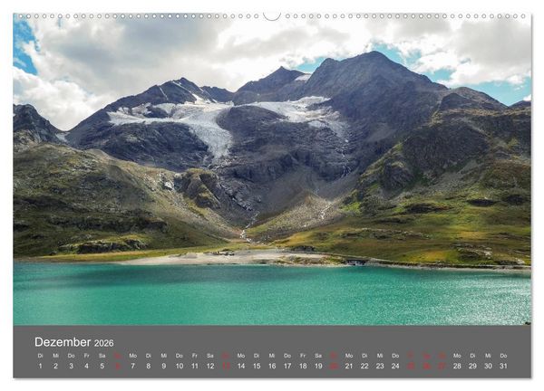 Produktbild: Bergseen der Alpen (Wandkalender 2026 DIN A2 quer), CALVENDO Monatskalender