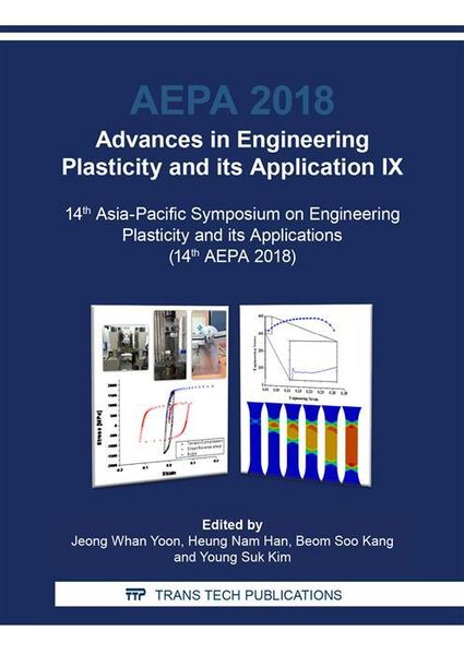 Produktbild: Advances in Engineering Plasticity and its Application IX
