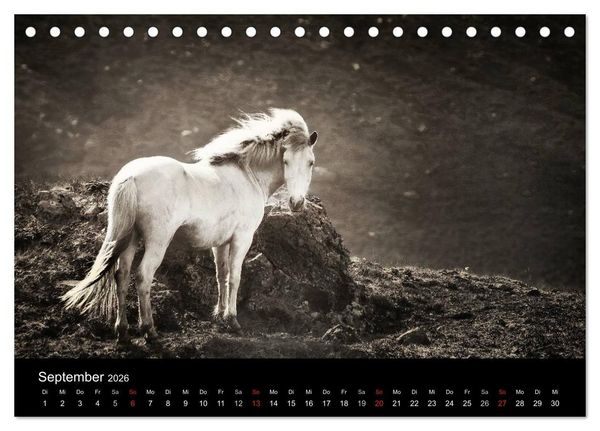 Produktbild: Island - Insel aus Feuer und Eis (Tischkalender 2026 DIN A5 quer), CALVENDO Monatskalender