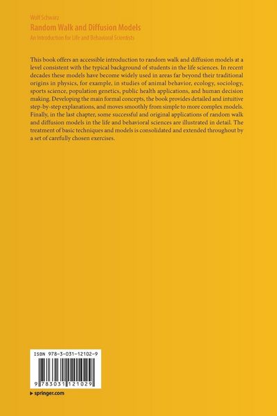 Produktbild: Random Walk and Diffusion Models