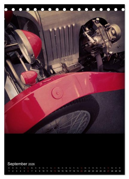 Produktbild: MotorSchau Goodwood Revival (Tischkalender 2026 DIN A5 hoch), CALVENDO Monatskalender