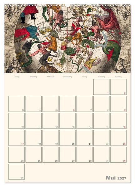 Produktbild: Zu den Sternen - mit Planerfunktion (hochwertiger Premium Wandkalender 2027 DIN A2 hoch), Kunstdruck in Hochglanz