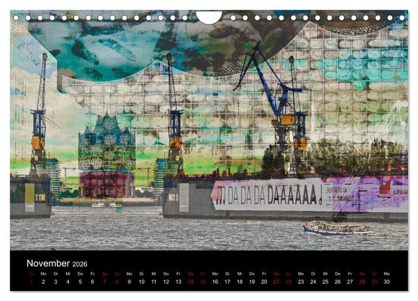 Produktbild: Elbphilharmonie-ARTig (Wandkalender 2026 DIN A4 quer), CALVENDO Monatskalender