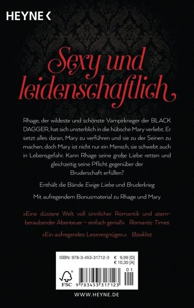 Produktbild: Rhage & Mary / Black Dagger Sonderausgabe Band 2