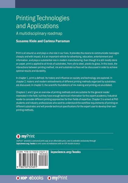 Produktbild: Printing Technologies and Applications