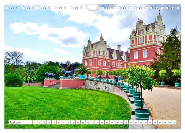 Produktbild: F&uuml;rst-P&uuml;ckler-Park und Schloss &ndash; Bad Muskau (Wandkalender 2027 DIN A4 quer), CALVENDO Monatskalender