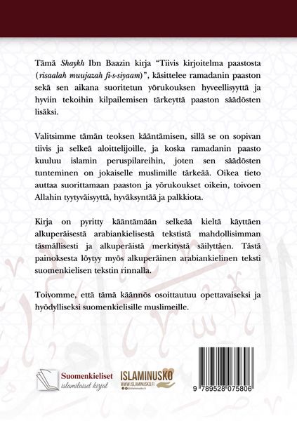 Produktbild: Tiivis kirjoitelma paastosta