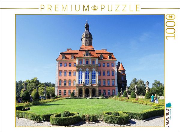 CALVENDO Puzzle Schloss Fürstenstein in Polen | 1000 Teile Lege-Größe 64x48cm Foto-Puzzle für glückliche Stunden