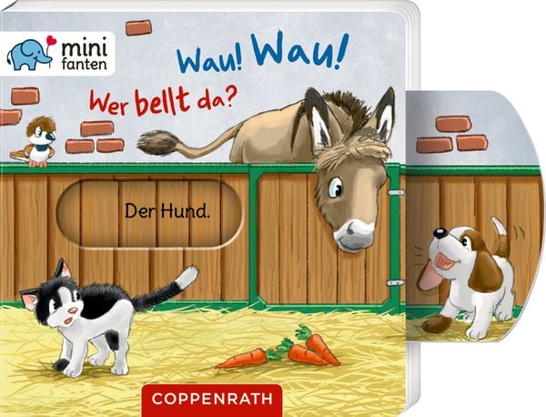 Minifanten 40: Wau! Wau! Wer bellt da?, Gebundene Ausgabe von Antje Flad, Coppenrath Verlag GmbH & Co. KG, 978-3-649-67215-9