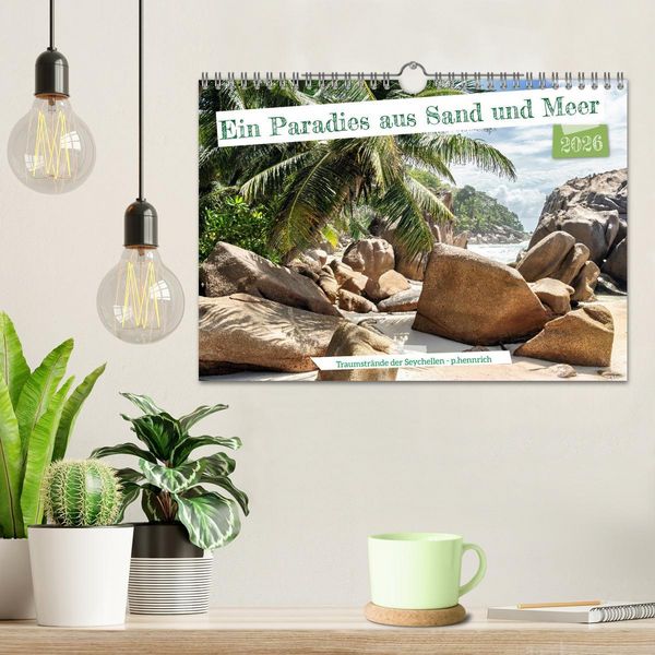 Produktbild: Ein Paradies aus Sand und Meer (Wandkalender 2026 DIN A4 quer), CALVENDO Monatskalender