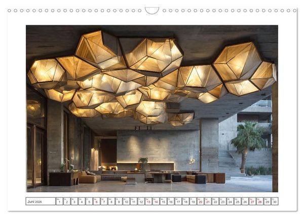 Produktbild: Licht trifft Beton (Wandkalender 2026 DIN A3 quer), CALVENDO Monatskalender