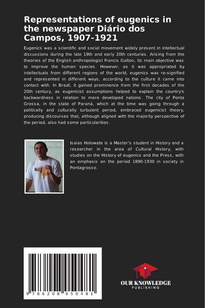 Produktbild: Representations of eugenics in the newspaper Di&aacute;rio dos Campos, 1907-1921