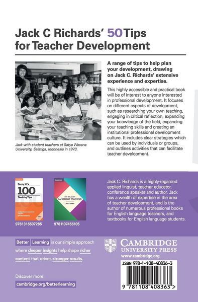 Produktbild: Jack C Richards' 50 Tips for Teacher Development Pocket Editions