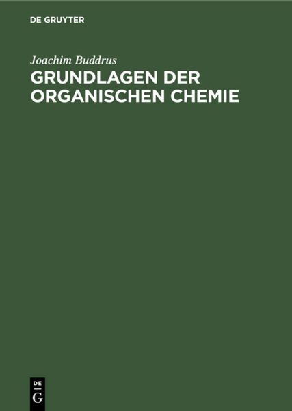 Produktbild: Grundlagen der organischen Chemie