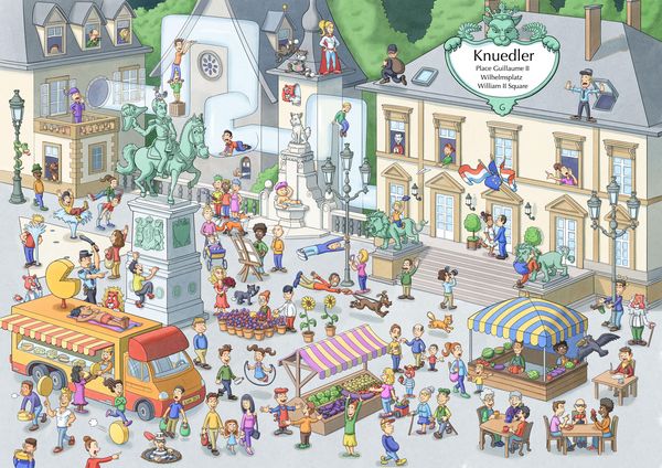 Produktbild: Wimmelbuch L&euml;tzebuerg Luxemburg Luxembourg