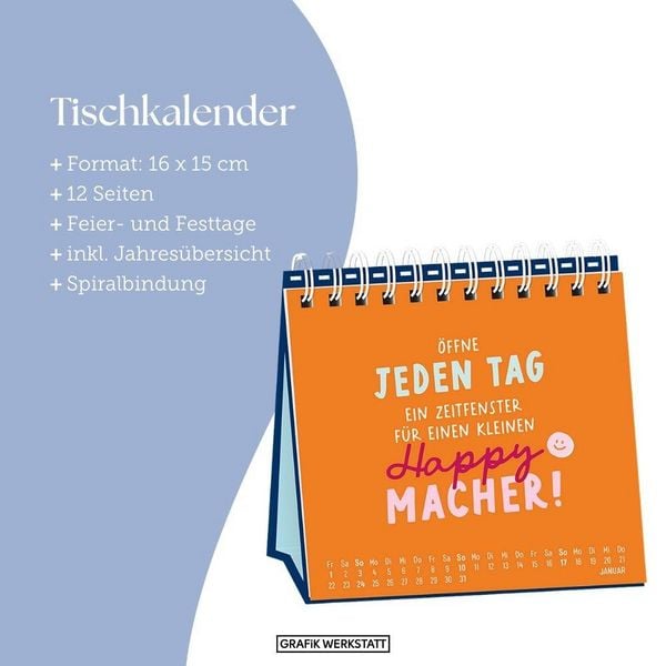 Produktbild: Tischkalender 2027 Nimm dir Zeit