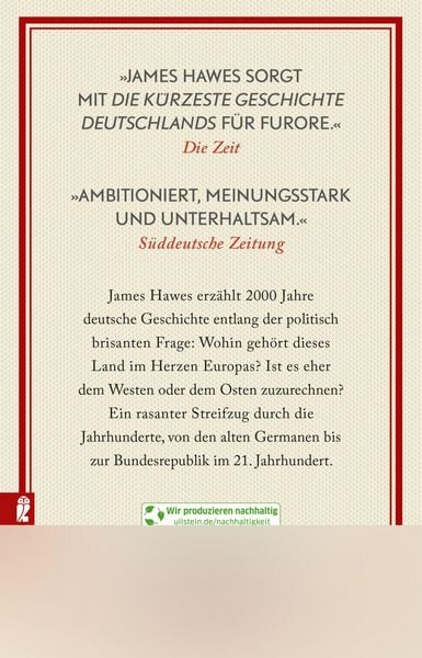 Produktbild: Die k&uuml;rzeste Geschichte Deutschlands