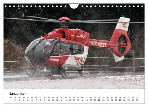 Produktbild: Hubschrauberdynamik in allen Facetten (Wandkalender 2027 DIN A4 quer), CALVENDO Monatskalender