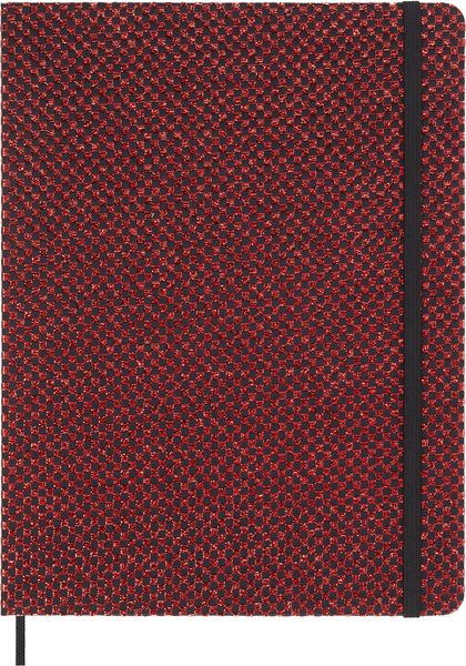 Produktbild: Moleskine Shine Sammlerbox Notizbuch rot (XL, liniert, fester Einband) Umschlag rot Kaweco F&uuml;llfederhalter, schwarz