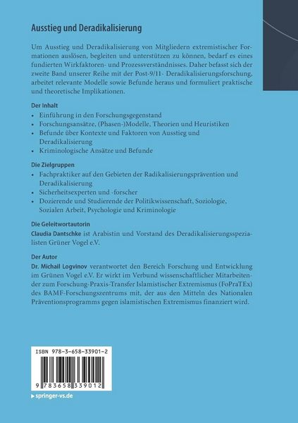 Produktbild: Ausstieg und Deradikalisierung
