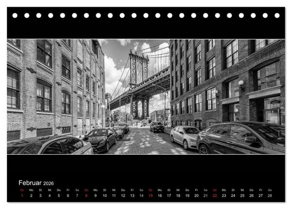 Produktbild: NEW YORK CITY H&ouml;hepunkte im Panoramaformat (Tischkalender 2026 DIN A5 quer), CALVENDO Monatskalender