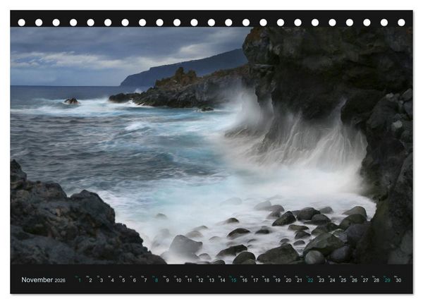 Produktbild: wildes La Palma (Tischkalender 2026 DIN A5 quer), CALVENDO Monatskalender