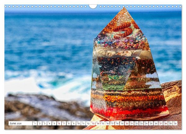 Produktbild: Orgonites - Power and joie de vivre for mind and body (Wall Calendar 2026 DIN A3 landscape), CALVENDO 12 Month Wall Calendar