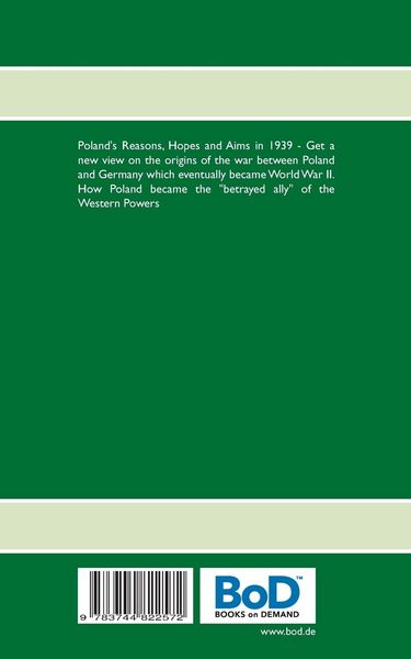 Produktbild: Poland's War Calculation in 1939