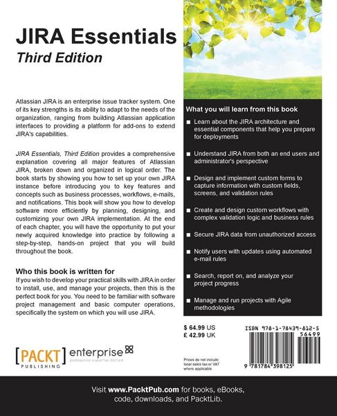 Produktbild: JIRA Essentials - Third Edition