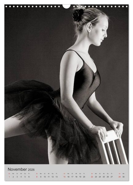 Produktbild: Ballerina (Wandkalender 2026 DIN A3 hoch), CALVENDO Monatskalender