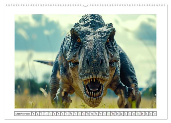 Produktbild: Giganten der Urzeit (Wandkalender 2026 DIN A2 quer), CALVENDO Monatskalender