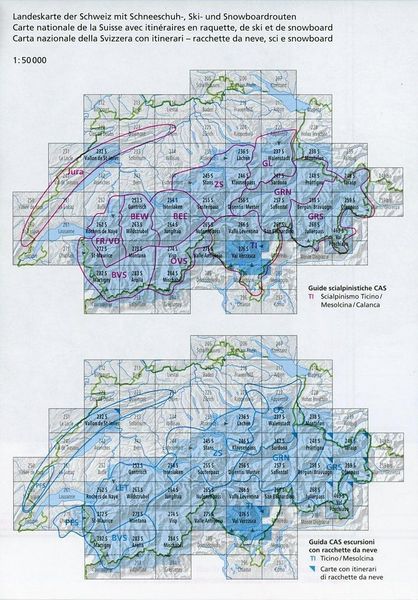 Produktbild: 276S Val Verzasca Schneesportkarte
