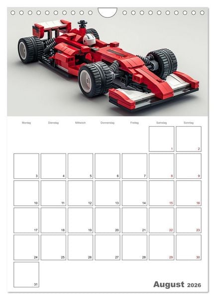 Produktbild: Gesteckte coole Flitzer (Wandkalender 2026 DIN A4 hoch), CALVENDO Monatskalender