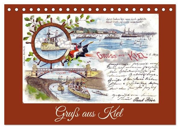 Produktbild: Gru&szlig; aus Kiel (Tischkalender 2026 DIN A5 quer), CALVENDO Monatskalender