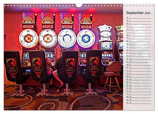 Produktbild: Las Vegas - Die bunte Welt der Casinos (Wandkalender 2026 DIN A3 quer), CALVENDO Monatskalender