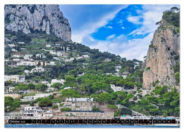 Produktbild: Faszinierendes Capri (Tischkalender 2026 DIN A5 quer), CALVENDO Monatskalender