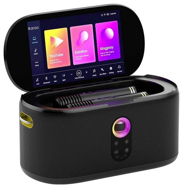 Produktbild: Ikarao Shell S1 Karaoke-Anlage Touchscreen, Inkl. Mikrofon
