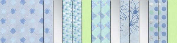 Produktbild: URSUS Spezialpapiere Indian Colours, blue, 13,7 x 13,7 cm, 10 Blatt