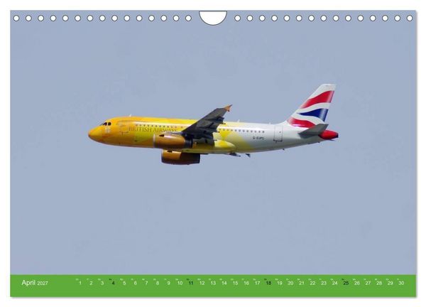 Produktbild: Die sch&ouml;nsten Flugzeug-Bemalungen (Wandkalender 2027 DIN A4 quer), CALVENDO Monatskalender