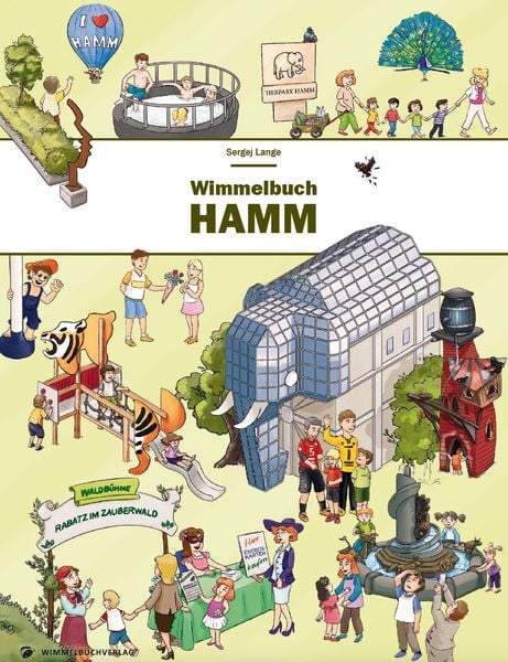 Wimmelbuch Hamm, Gebundene Ausgabe von , Adrian & wimmelbuchverlag, 9783947188581