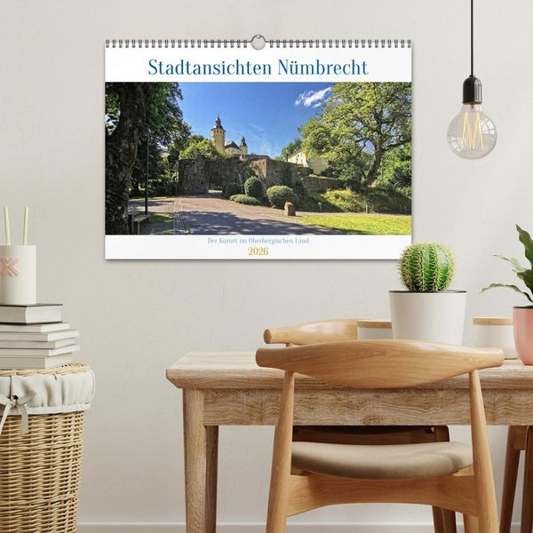 Produktbild: Stadtansichten N&uuml;mbrecht - Der Kurort im Oberbergischen Kreis (Wandkalender 2026 DIN A3 quer), CALVENDO Monatskalender